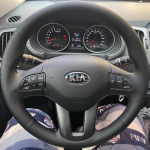 Kohandatud DIY mikrofiiber nahast auto tarvikud Roolikate Kia Ceed Cee'd 2009-2012 Kia Sportage 3 2010-2017 jaoks ljcmw22 gray