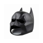 Batman T&auml;ismask kapuutsiga The Dark Knight Rises Latekskiiver T&auml;iskasvanute Cosplay Rekvisiit J gray