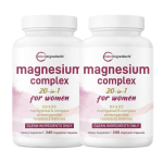 Naiste 20-&uuml;hes magneesiumikompleks D3, K2 ja ashwagandhaga, 240 vegan kapslit 2PACK