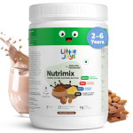 Little Joys &Scaron;okolaadi Nutrimix 350g Pulber | 2-6 Aastat | Ei sisalda rafineeritud suhkrut | 24 essentsiaalset vitamiini ja mineraali | 5g valku portsjoni kohta | Toetab &Uuml;ldist