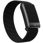 Sobib Whoop 5.0 k&auml;ev&otilde;ru rihma jaoks, nailonist kootud elastne Whoop MG spordiasendusrihm, W logo kuldne metall For WHOOP 5.0 black