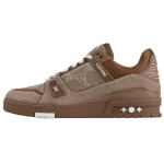 LOUIS VUITTON Treeningskoed Denim Madalad Rula Kingad Meeste Pruun 1AHT16 38 gray