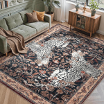 Moynesa Leopardivaip elutoa sisustuseks Kodu Džungli Tiigri diivanivaip Magamistoa &ouml;&ouml;kapivaip K&ouml;&ouml;gi kohvilaua p&otilde;randamatt Kingitused 80x120cm