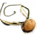 Les Tr&eacute;sors De Lily [E7205] - Collier Cr&eacute;ateur 'Kilimanjaro' Marron Dor&eacute; pruun