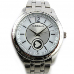 Morgan [N2414] - Montre cr&eacute;ateur 'Morgan' argent&eacute; (Love) h&otilde;be