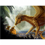 DIY Teemantmaali joonisfilm Draakoni ristpistega Teemantmosaiikkividest Seinakleebised Maalid 20X30CM