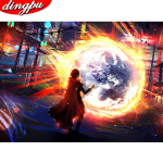 T&auml;is&uuml;mmargune teemantmaaling 5D teemantkunst tikandid maastiku mosaiik kodukaunistamise kingitus 20X30CM