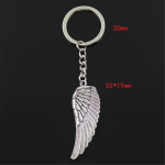 Mood Angel Wings 55x19mm ripats 30mm v&otilde;tmehoidja metallist kett Meeste auto kingitus suveniirid v&otilde;tmehoidja h&otilde;be