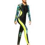 Woman Wetsuits Full Body Swimsuit Camouflage &uuml;hes t&uuml;kis sukeldumis&uuml;likonnad koos rinnapadjandiga k&uuml;lmas vees ujumiseks Surfing Su 2XL