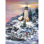 5D DIY Teemantmaali tuletorn Ristpistete komplekt Mosaiik Teemanttikandid Roos T&auml;is&uuml;mmargune/ruudukujuline puur Kodukaunistus Round 20x30cm