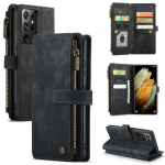 CaseMe t&otilde;mblukuga rahakott Flip nahast telefoni&uuml;mbris Samsung Galaxy A53 A33 A13 A52 A72 A12 A22 A32 A51 A71 A50 A50S A30S rahakoti kaardi kate Coque Etui Samsung A50 must