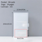 L&auml;bipaistev fotoalbum Mini Polaroid Album Fotokaart Rongipiletite Kaartide Kollektsiooni Raamat Ehete Kaartide Kollektsiooni album 1-Pack