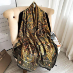 Luksuslik br&auml;ndi siidist sall naiste pikk r&auml;tik, moslemi hidžabist sallid, pashmina naised, rannavargad, bandana foulard Pareo 90 * 180 cm