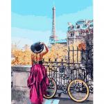 DIY Tower 5D Teemantmaal t&auml;isring puur Scenic Diamont Tikand Ristpistes Vaik Kodukaunistus Seinakunst Kingitus Full Round 20x30CM