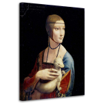 L&otilde;uendiprint REPRODUKTSIOON The Lady with Hermione &ndash; Da Vinci 40x60 mitmev&auml;rviline