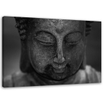 L&otilde;uendiprint Head Meditating Buddha 60x40 valge/must