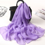 &Uuml;hev&auml;rviline siidist sall Fashion Sallid m&auml;hkivad pikad kerged r&auml;tikud naistele, 160*50cm