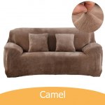 Sametine diivanikate elutoa jaoks padjakate Paks veniv pl&uuml;&uuml;s, tahke pehme diivanikatted, elastne sektsioonku&scaron;eti kate 4-seat 235-300cm