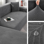 Jacquard veekindel diivanikate Elastne k&otilde;ikeh&otilde;lmav diivani istmekate elutoa m&ouml;&ouml;bli jaoks Lemmikloomadele Lastele Eemaldatav Large(190-230cm)1pc