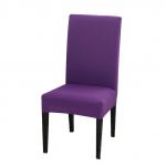 24 v&auml;rvi tooli kate Spandex Stretch elastsed katted &uuml;hev&auml;rvilised toolikatted s&ouml;&ouml;gitoale k&ouml;&ouml;gile pulmapidu hotell universal sizes lilla
