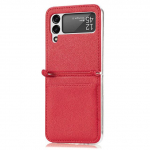 P&otilde;rutuskindel &otilde;huke kaardipesa nahast &uuml;mbris Samsung Galaxy Z Flip 3 Flip4 Flip 4 Flip3 5g kriimustusvastane kaitsev telefoni kate for Galaxy Z Flip 3 sinine