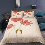 Vintage lilleline voodipesukomplekt 3D-prinditud udusulgede ja padjap&uuml;&uuml;riga 2/3 t&uuml;kki AU180 * 210 t&auml;issuuruses pehme kodukaunistus Baby 100x135cm