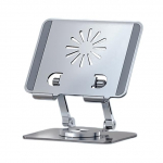 Alumiiniumist kokkupandav mobiiltelefoni hoidik 360 kraadi p&ouml;&ouml;rlev CNC &otilde;&otilde;nsaga tahvelarvuti p&uuml;stik, libisemisvastane k&otilde;rgus, reguleeritava k&otilde;rgusega tahvelarvuti alus