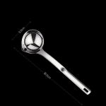 Roostevabast terasest &otilde;li-vee eraldamise lusikas joogisupp filter &otilde;li lusikas k&ouml;&ouml;gi skimmer