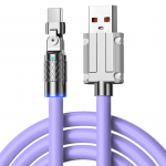 C-t&uuml;&uuml;pi andmeliin 120w kiirlaadimine 6A 180 p&ouml;&ouml;rlev &uuml;likiire laadimisliin Huawei jaoks Samsung Millet Bold pikendatud silikoon 1.5M