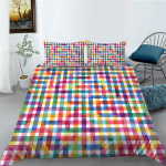 3D-v&auml;rvimustriga graafiline printimine voodipesu &uuml;he kaheinimesevoodi t&auml;issuuruses vintage mustriga padjap&uuml;&uuml;r ja tekikate 2 v&otilde;i 3 mugav kodukaunistus UK Single 135x200cm