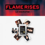 LE SSERAFIM FLAME RISES Mini fotokaart
