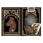 Jalgratta s&otilde;dalane hobune m&auml;ngukaardid Hiina uusaasta piiratud v&auml;ljaandega teki v&otilde;lukaardid V&otilde;lutrikid