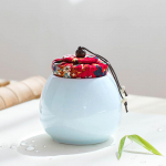 Uus stiil Keraamilised teepurgid Niiskuskindlad suletud purgid Teekomplekti teekomplekti tarvikud Reisimugavus Tee s&auml;ilituspaak WSHYUFEI Tea caddy2 8.5x8.8cm  240ml