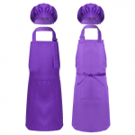 Lastele reguleeritav p&otilde;ll ja kokam&uuml;tsi komplekt K&ouml;&ouml;k Toiduvalmistamisvorm K&uuml;psetamine Maalimine Riided Poistele T&uuml;drukutele Koka kost&uuml;&uuml;m 4-8 Years