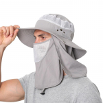 Hingav kalamehem&uuml;ts Suvine UV-kaitsega p&auml;ikesem&uuml;ts kaelaklapiga Naiste meeste eemaldatav matkakalap&uuml;&uuml;gi m&uuml;ts &otilde;ues &auml;mbrik&uuml;bar