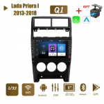 8-tolline Lada Priora I 2013-2018 2 dini autoraadio multimeedia videopleier Android GPS-navigatsioonis&uuml;steem Audio Carplay 2+32GB 1+32GB