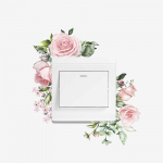 Rohelised taimed Roos Karikakrad Pojeng Lilled Lehed L&uuml;liti Kleebised Kodukaunistuse Seinakleebised Isekleepuvad