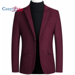 Cozy Up Meeste villasegune bleiser jakk Houndstooth &uuml;likond bleiser s&auml;lguga rev&auml;&auml;riga 2 n&ouml;&ouml;biga M