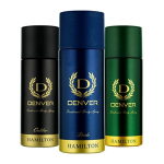 DENVER Hamilton Deo (165 ml) + Caliber Deodorant(165 ml) + Pride Deodorant (165 ml) - 3-ne komplekt|