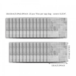 25 tk K&ouml;&ouml;k must hall kiviefektiga mosaiik traditsiooniline PVC plaatide kleebised isekleepuv seinakaunistus S must