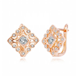 MINTHA Clip K&otilde;rvar&otilde;ngad Trendikas Rose Gold Color Pulma Igap&auml;evased Moeehted Kuubiktsirkooniumoksiidk&otilde;rvar&otilde;ngad Naistele Pruudi k&otilde;rvar&otilde;ngad A