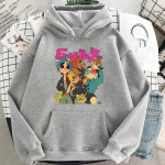 Gorillaz Print Hoodie Unisex Naiste Mood Pusad Laste Hip Hop Pusad Naiste Pusad Poiste mantlid Anime Pusad Punk Riided R&auml;pp M gray