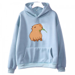Naljakas Capybara Print Hoodie Naiste/Meeste Kawaii multifilmitopsid T&uuml;drukute dressipluus Unisex Fashion Harajuku Graafilised kapuutsiga pulloverid 2XL