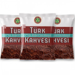 Kahve D&uuml;nyası Keskmise r&ouml;stiga T&uuml;rgi kohv 100 gr 3 pakk valge