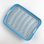 Silikoonist vorstikeetja vorm DIY silikoonist k&auml;sitsi valmistatud hamburgeri hot dogi vorm korduvkasutatav k&ouml;&ouml;gitarvikute vidin koogik&uuml;psetuspiruka jaoks oranž