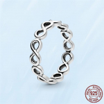 Naiste s&otilde;rmused 925 Sterling h&otilde;bedane moes&otilde;rmus S&auml;delevate poleeritud joontega s&otilde;rmes&otilde;rmus naistele pulmakihluse ehteid kingitus 8