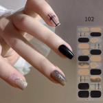 22 Tips Poolkuivanud geelk&uuml;&uuml;nte kleebised Moodsad &uuml;hev&auml;rvilised manik&uuml;&uuml;ri kleebised UV LED-lamp Vajadus geelk&uuml;&uuml;nekleebised k&uuml;&uuml;nekleebiste kaunistus