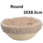 Rootangist leivakorv Naturaalne ovaalne rotangist vitstest taignast fermentatsiooniga leivakorv Round 25X8.5