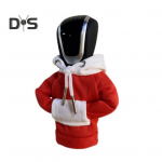 Auto k&auml;iguvahetuse kate Universal Fit Shifter Stick Protector Decor Gearshift Naljakas kampsun kapuuts Autode sisustustarvikud punane must v&auml;rv