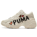 Pulsar Wedge CN Puma logo - S&uuml;damekesega Naiste Tennised White Whisper-White 385252-01 37